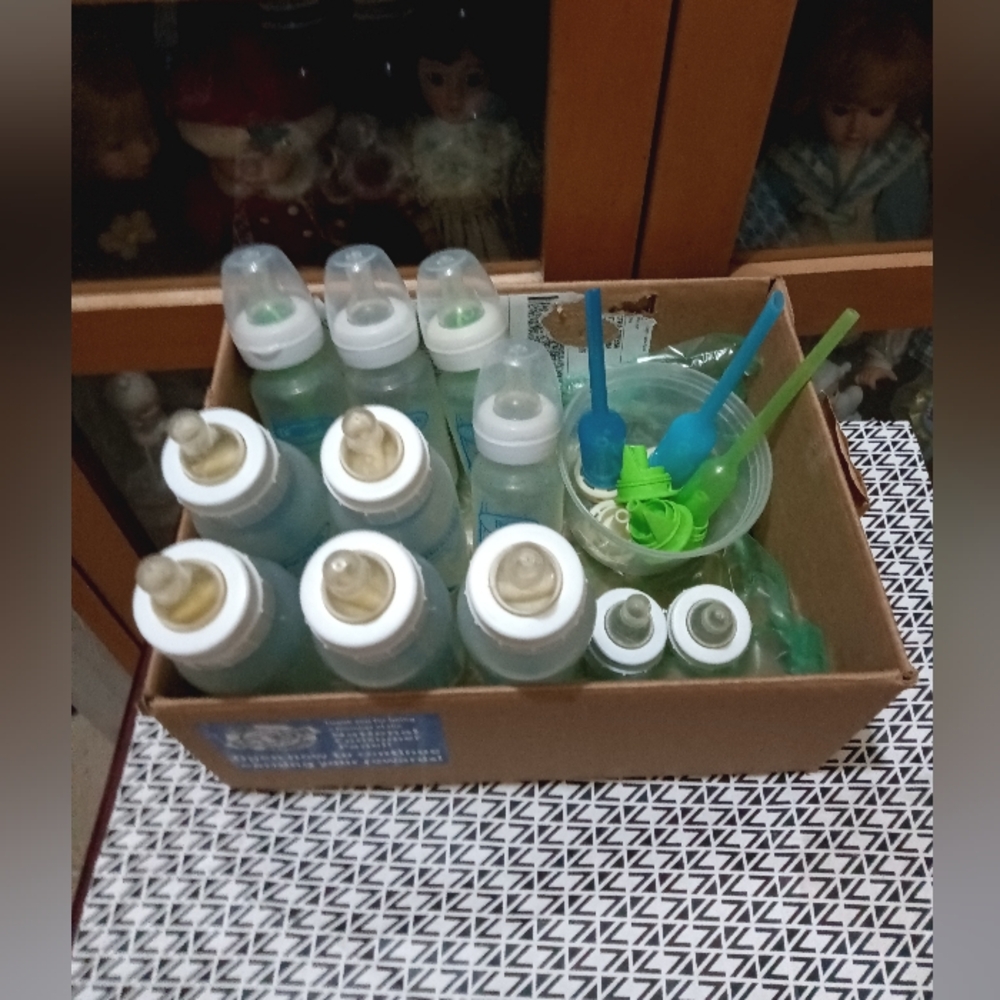 Set of Baby Bottles with Accessories